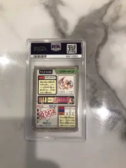 Pokemon 1997 Charizard Carddass Bandai Prism Japanese #006 PSA 9 - Image 2