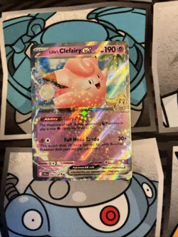 Pokemon TCG Lillie's Clefairy EX 56/159 Journey Together 2025 NM/Mint - Image 1