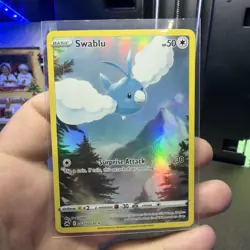 Pokemon TCG Swablu GG27/GG70 Crown Zenith Galarian Gallery Holo NM - Image 1
