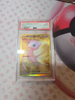 Pokemon Mew EX TCG 205/165Sv: Scarlet & Violet 151 Holo Hyper Rare Psa 8 - Image 2