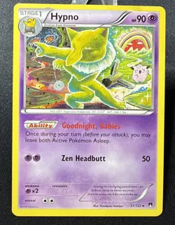Hypno 51/122 - Rare - Pokemon XY BREAKPOINT Tomokazu Komiya (LP) - Image 1