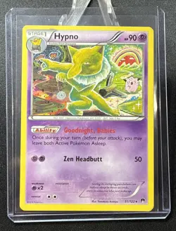 Hypno 51/122 - Rare - Pokemon XY BREAKPOINT Tomokazu Komiya (LP) - Image 3