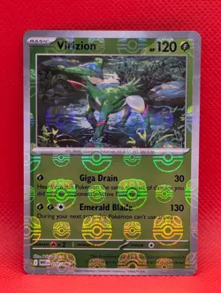 VIRIZION (MASTER BALL) 010/086 HOLO WHITE FLARE POKEMON NM/M - Image 1