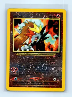 Pokemon tcg WoTC Promo Entei Moderately played - Image 1