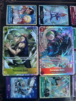 One Piece CCG OP15 Zoro 113 SR & EB04 007 SR English Pack Fresh - Image 1
