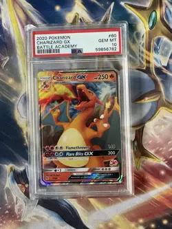 Pokemon Charizard GX Battle Academy 9/68 Trading Card PSA 10 - Image 2