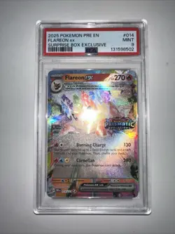 Flareon ex - (Prismatic Evolutions Stamp) 014/131 Miscellaneous Cards & Products - Image 2