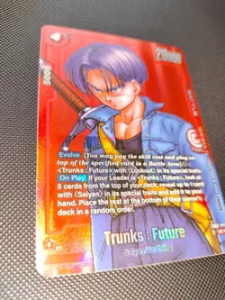 Trunks: Future SB02-011 UC* Limited Manga Pack Card Dragon Ball Super - Image 3