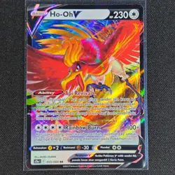 Ho-Oh V - 055/068 - RR - Incandescent Arcana - Indonesian - Pokemon Card - NM/M - Image 1