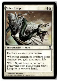 MTG Spirit Loop - Time Spiral Moderately Played English - Image 1