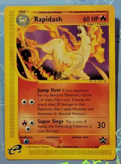 Rapidash 51/53 Black Star Promo Rare Pokemon Card NM+ - Image 1