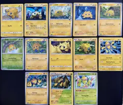 13x Joltik & Galvantula Pokemon Card Set With XY Era Cards Cute Pokemon - Image 1