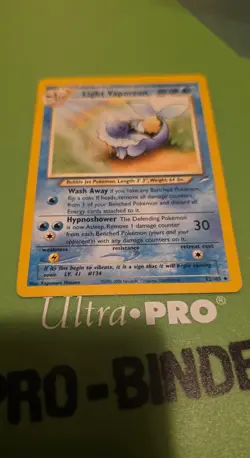 Pokemon TCG Light Vaporeon 52/105 Neo Destiny Regular - Image 5