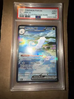 Pokemon 2023 Altaria ex 253/182 Special Illustration Rare Paradox Rift PSA 9 - Image 1