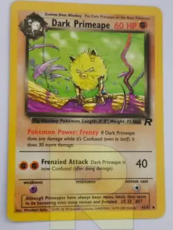 Dark Primeape ® Rocket 43/82 ® Non Comune ® Pokemon ® Inglese ® EX - Image 1