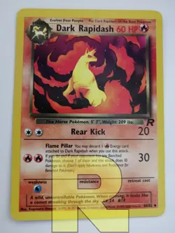 Dark Rapidash ® Rocket 44/82 ® Non Comune ® Pokemon ® Inglese ® EX+ - Image 1