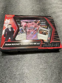 Pokemon TCG Destined Rivals Team Rockets Mewtwo EX Sealed Box Set - Image 1