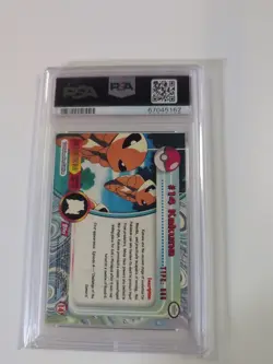 2000 Topps Chrome Pokemon #14 Kakuna Spectra Holo PSA 9 Mint Series 1 - Image 2