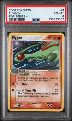 2006 POKEMON POP SER 4 #3 FLYGON PSA 6 - Image 1