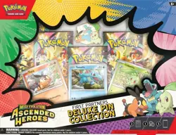 New! Ascended Heroes First Partners Deluxe Pin Collection Factory Sealed - Image 1