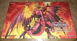 Blazing Dominion Prerelease Playmat Official Promo Red Dragon Archfiend Yugioh - Image 1