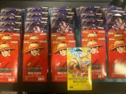 One Piece TCG 36 Sleeved Booster Pack Lot – OP13 OP14 OP15 Sealed - Image 1