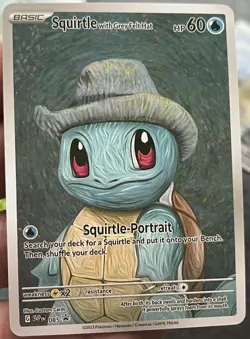 Squirtle Fan Art Custom Card - Image 1