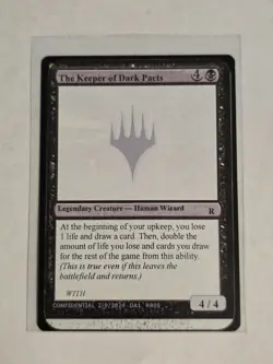 The Keeper of Dark Pacts - Playtest Card MagicCon Chicago '24 Unknown Event - Image 1