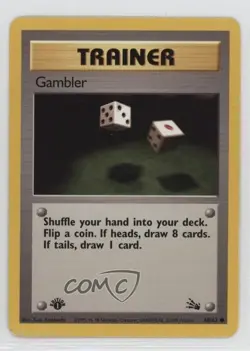 Gambler 1st Ed. Pokemon Fossil #60 1999 - Image 1