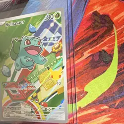 Pokemon TCG Bulbasaur 037 MEP: Stamped Basic Holo Leech Seed 80 HP - Image 3