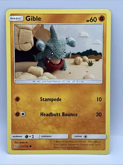 Pokemon - Gible 112/236 - Unified Minds - Asako Ito - Near Mint - Image 1
