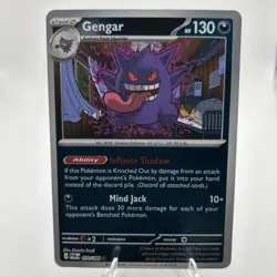 Pokemon Gengar Perfect Order POR #050/088 Rare Reverse Holo NM - Image 1