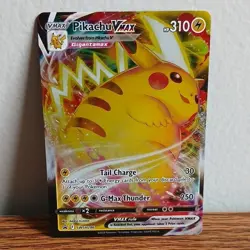 Pokemon Pikachu VMAX SWSH286 Sword & Shield Promo Vmax Full Art Holo - Image 1