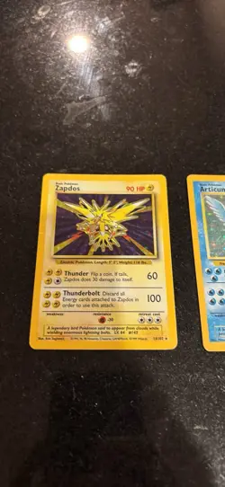 Pokemon TCG Fossil Holo Card Lot - 3 Legendary Birds Zapdos Articuno Moltres - Image 2