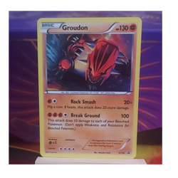 Groudon XY52 XY Promo Holo Basic HP130 Rock Smash Break Ground Pokemon Card - Image 1