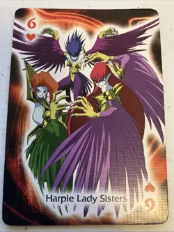 Harpie Lady Sisters Officially Licensed Yu-Gi-Oh! Playing Card - Image 1
