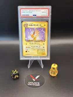 Dark Jolteon Japanese Rocket Gang Pokemon Card 1997 #135 PSA 10 GEM MINT - Image 1
