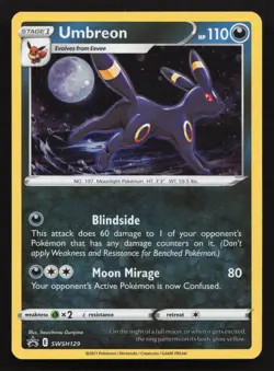 Umbreon - Holo Promo SWSH: Sword & Shield Promo Cards SWSH129 NM - Image 1