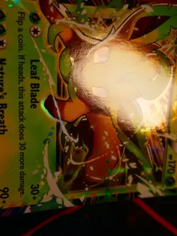 LP/NM Pokemon LEAFEON EX Card XY GENERATIONS Set 10/83 Ultra Rare Holo#1 - Image 3
