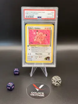 Pokemon TCG Erika's Clefairy Gym Challenge Card 40/132 1st Edition PSA 10 - Image 1