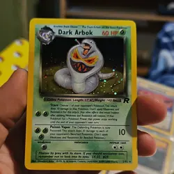 Pokemon Holo Card Lot Dark Arbok Dugtrio Magneton Team Rocket 2000 Vintage - Image 1