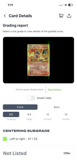 Pokemon TCG 2023 Charizard Holo Rare Card Japanese - GEM MINT 10 - PSA CGC AC - Image 5