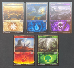MTG – Core Set 2021 – Full Art Land Set (#309-313) – Regular - NM - Image 1