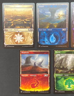 MTG – Core Set 2021 – Full Art Land Set (#309-313) – Regular - NM - Image 2