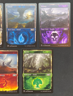 MTG – Core Set 2021 – Full Art Land Set (#309-313) – Regular - NM - Image 3