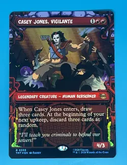 Casey Jones, Vigilante (0235) (Showcase) Teenage Mutant Ninja Turtles Foil - Image 1