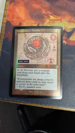 MTG - Quicksilver Amulet (Serialized 016/500) - LP - Image 3