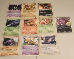 Pokemon rising rivals, Platinum + Arceus Lot, 10 Cards Total - Image 1