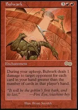 Bulwark ~ Near Mint Urza's Saga MTG Magic UltimateMTG Red Card - Image 1