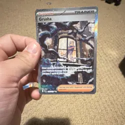 Pokemon Grusha sv02 Paldea Evolved Ultra Rare Full Art Trainer Holo Card 268/193 - Image 1